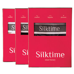 Шелковые трусы для мужчин Silktime, черные цена и информация | Мужские трусы | kaup24.ee