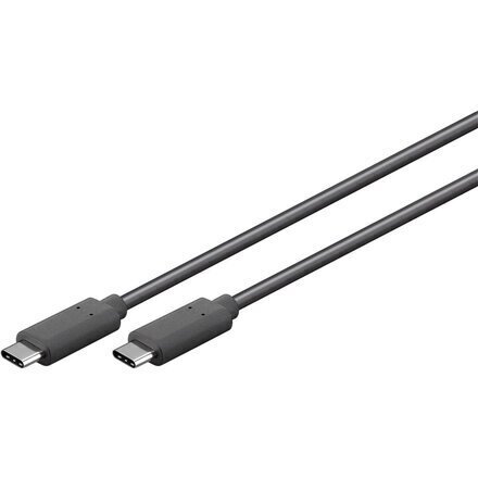 Laadimiskaabel Goobay 38873 USB-C-USB-C, 1M, 5A, 3.2 GEN, Must цена и информация | Mobiiltelefonide kaablid | kaup24.ee