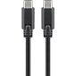 Laadimiskaabel Goobay 38873 USB-C-USB-C, 1M, 5A, 3.2 GEN, Must цена и информация | Mobiiltelefonide kaablid | kaup24.ee