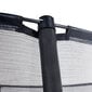 Batuut EXIT Dynamic turvavõrguga, 244x427 cm, must hind ja info | Batuudid ja batuudi varuosad | kaup24.ee