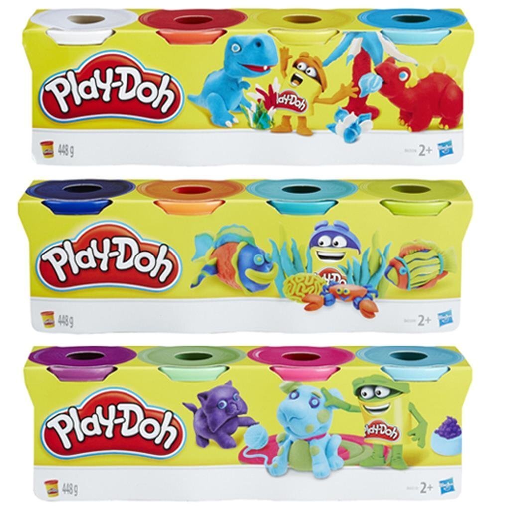 Plastiliini komplekt Play-Doh, 4 tk., 22037 цена и информация | Arendavad mänguasjad | kaup24.ee