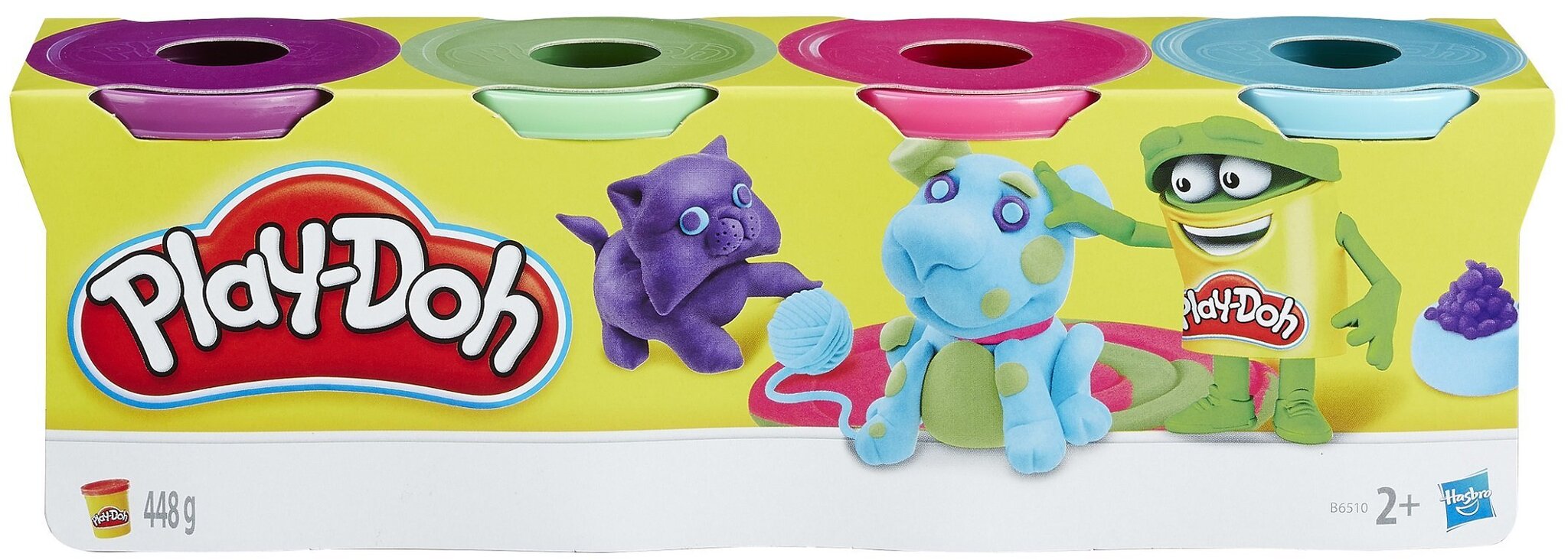 Plastiliini komplekt Play-Doh, 4 tk., 22037 цена и информация | Arendavad mänguasjad | kaup24.ee