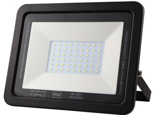 Tänava LED prožektor GR-ECO-FL-50W must hind ja info | Aia- ja õuevalgustid | kaup24.ee