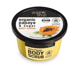 Kehakoorija papaiaga Organic Shop 250 ml hind ja info | Organic Shop Kosmeetika, parfüümid | kaup24.ee