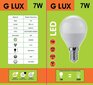 LED pirnid G.LUX GR-LED-G45-E14-7W 4000K, 10 tk Pakett цена и информация | Lambipirnid, lambid | kaup24.ee