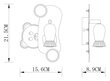 Lastetoa valgusti G.LUX GM-688/1 hind ja info | Lastetoa valgustid | kaup24.ee