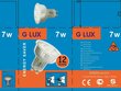 Säästupirn 7W pakett 10 tk G.LUX/DEU 7W GU10 Pakk hind ja info | Lambipirnid, lambid | kaup24.ee