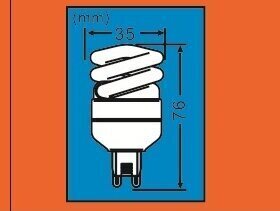 Energiasäästlik lambipirn 9W, G.LUX DSL 9W G9, pakis 10tk цена и информация | Lambipirnid, lambid | kaup24.ee