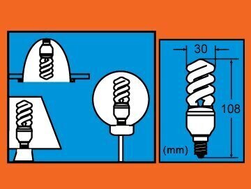 Energiasäästlik lambipirn 9W, G.LUX DLC 9W E14, pakis 10tk цена и информация | Lambipirnid, lambid | kaup24.ee