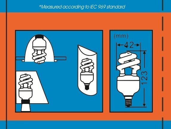 Energiasäästlik lambipirn 11W, G.LUX DLL 11W E14, pakis 10tk цена и информация | Lambipirnid, lambid | kaup24.ee