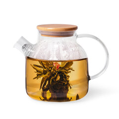 Fissman чайник с мееталлическим фильтром и деревянной крышкой, 1200 мл цена и информация | Чайники, кофейники | kaup24.ee