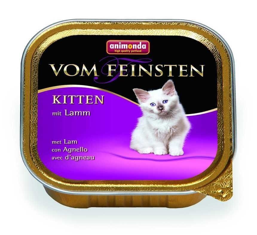 Vom Feinsten light lunch lambalihaga 0,1kg hind ja info | Konservid kassidele | kaup24.ee