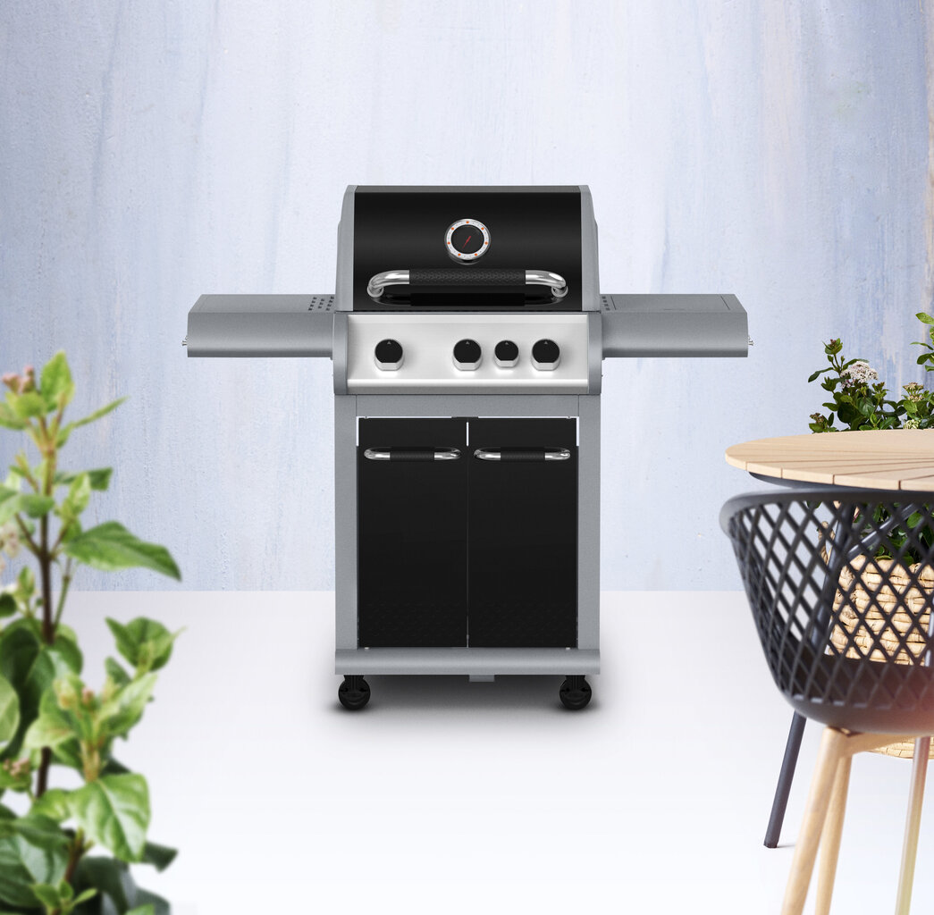 Gaasigrill Valhal 310 CS, 3 põletit ja külgpõleti + tasuta gaasiregulaator цена и информация | Grillid | kaup24.ee