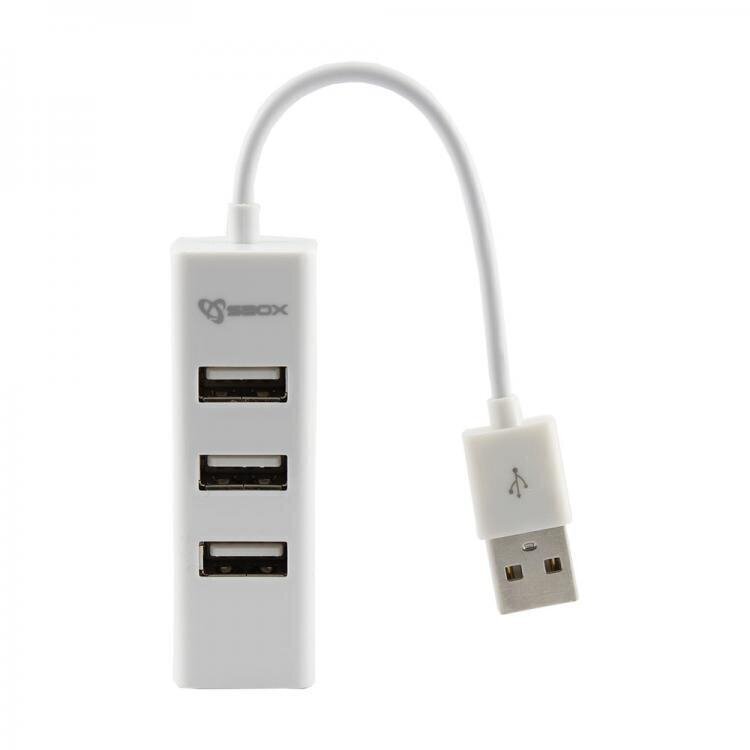 Jaotur Sbox H-204W, 4 x USB hind ja info | USB jagajad, adapterid | kaup24.ee