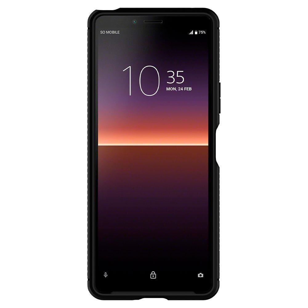 Telefoniümbris Spigen Rugged Armor Sony Xperia 10 II, must hind ja info | Telefoni kaaned, ümbrised | kaup24.ee