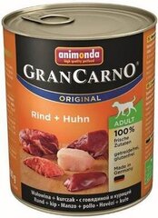 Консервы для собак GranCarno adult с говядиной и куриным мясом 0,8 кг цена и информация | Консервы для собак | kaup24.ee