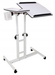 Письменный стол для ноутбука K672G2, белый цена и информация | Компьютерные, письменные столы | kaup24.ee