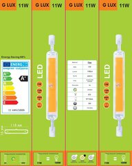 LED-pirnid J118 GR-LED- R7S COB 11W, pakendis 2 tk цена и информация | Лампочки | kaup24.ee