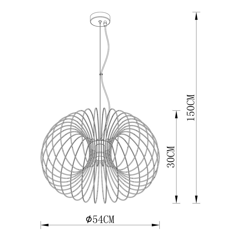 Rippvalgusti G.LUX GM-559/1 D50 hind ja info | Rippvalgustid | kaup24.ee