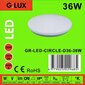 LED pirn G.LUX GR-LED-CIRCLE-36W hind ja info | Laelambid | kaup24.ee