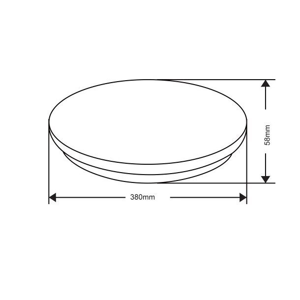 LED pirn G.LUX GR-LED-CIRCLE-36W hind ja info | Laelambid | kaup24.ee