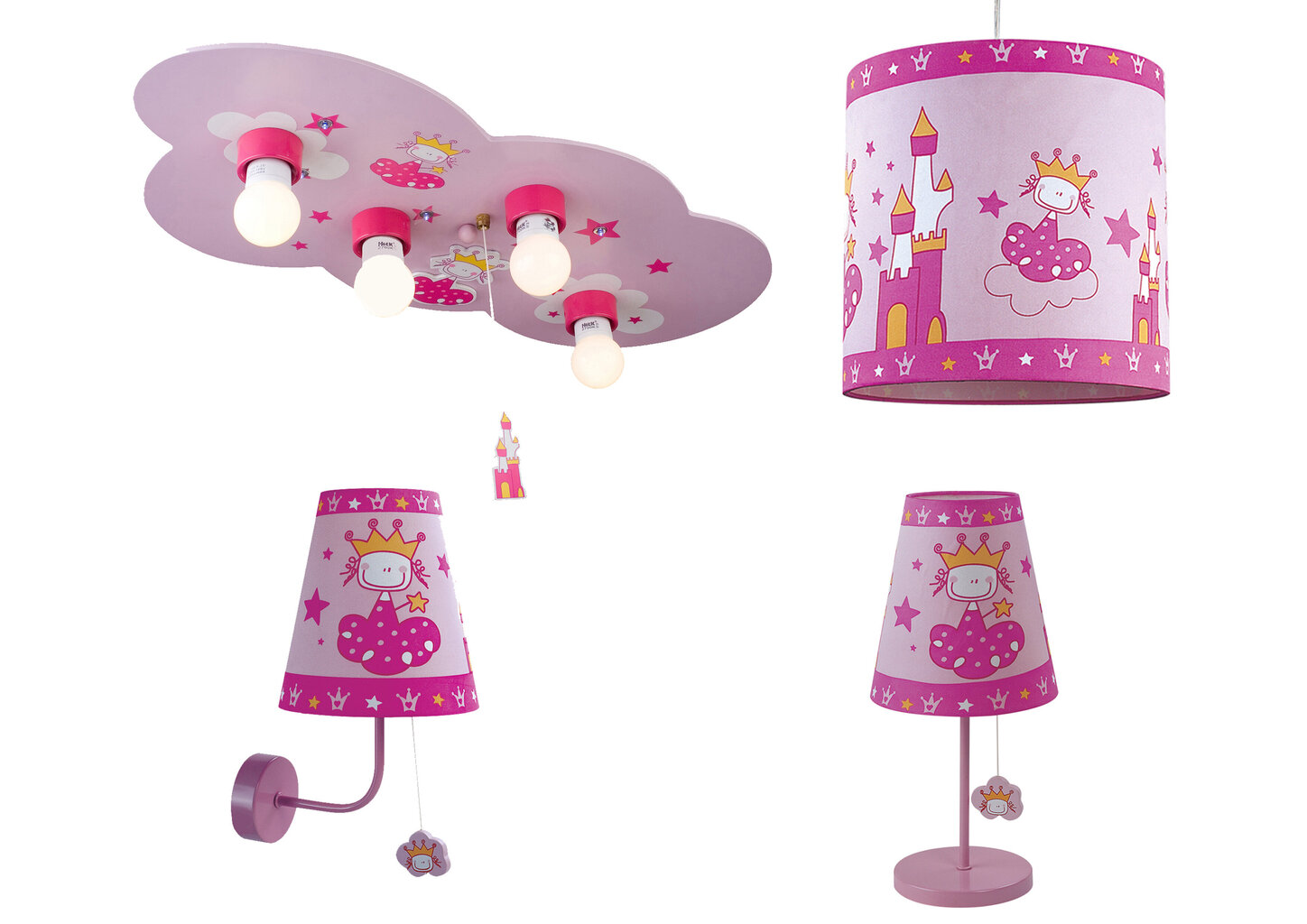 Lastetoa lamp G.Lux GM-191/1A Princess цена и информация | Lastetoa valgustid | kaup24.ee