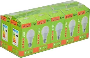 Светодиодные лампы G. LUX GR-LED-A60-12W 4000K, 10шт. Упаковка цена и информация | Лампочки | kaup24.ee