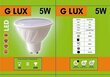 LED pirnid G.LUX GR-LED-GU10-PA-5W 3000K, 10tk цена и информация | Lambipirnid, lambid | kaup24.ee