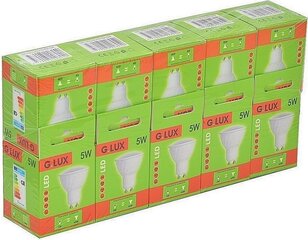 LED pirnid G.LUX GR-LED-GU10-PA-5W 3000K, 10tk цена и информация | Лампочки | kaup24.ee