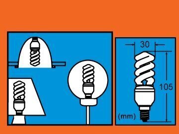 Energiasäästlik lambipirn 7W, G.LUX DSL 7W E14, pakis 10tk цена и информация | Lambipirnid, lambid | kaup24.ee