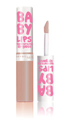 Maybelline Baby Lips блеск для губ 5 ml, 20 Taupe With Me цена и информация | Помады, бальзамы, блеск для губ | kaup24.ee