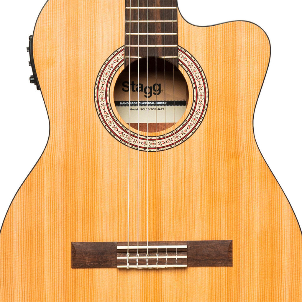 Elektroakustiline klassikaline kitarr Stagg SCL70 TCE-NAT цена и информация | Kitarrid | kaup24.ee