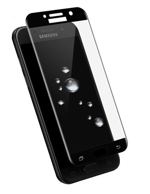 LCD kaitsev karastatud klaas 5D Full Glue Samsung A125 A12 kumer must цена и информация | Ekraani kaitsekiled | kaup24.ee