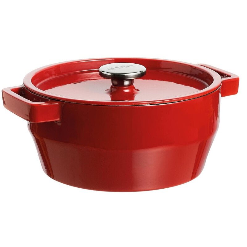 Pyrex SLOWCOOK malmist pott 28cm, 6,3l punane hind ja info | Potid ja kiirkeedupotid | kaup24.ee