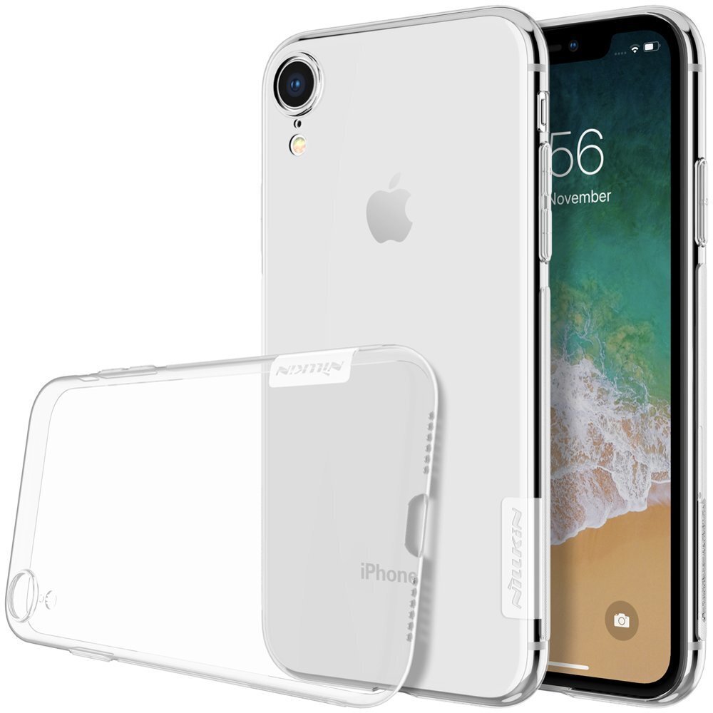 Telefoniümbris Nillkin Nature TPU Case Gel Ultra Slim, telefonile iPhone XR, läbipaistev цена и информация | Telefoni kaaned, ümbrised | kaup24.ee