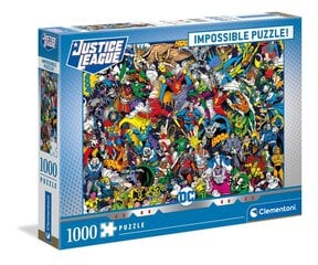 Головоломка Clementoni Impossible Puzzle Dc Comics, 39599, 1000 д. цена и информация | Пазлы | kaup24.ee