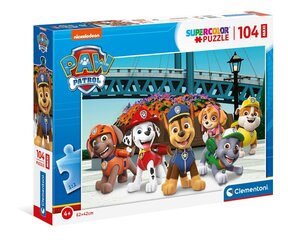 Pusle Clementoni Supercolor Puzzle Käpapatrull (Paw Patrol), 23755, 104 osaline цена и информация | Пазлы | kaup24.ee