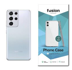 Silikoonist ümbris Fusion ultra clear series 2 mm, Samsung G998 Galaxy S21 Ultra 5G, läbipaistev (EU Blister) цена и информация | Чехлы для телефонов | kaup24.ee