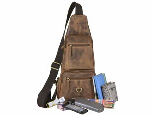 Кожаная мужская сумка GreenBurry 1613-25 цена и информация | Мужские сумки | kaup24.ee