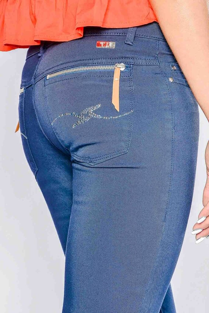Синие брюки для женщин Trussardi Jeans цена | kaup24.ee