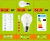 LED pirnid, 10 tk Filament G.LUX GR-LED-A60-8W 2700K hind ja info | Lambipirnid, lambid | kaup24.ee