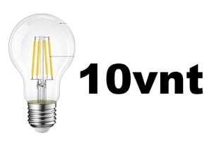 Светодиодные лампы 10шт. Filament G.LUX GR-LED-A60-8W 2700K цена и информация | Лампочки | kaup24.ee