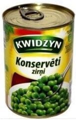 KWIDZYN konserveeritud herned. 400 g hind ja info | Hoidised, keedised, konservid | kaup24.ee