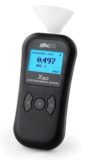 Elektrokeemiline alkomeeter Alkohit X60 цена и информация | Alkomeetrid | kaup24.ee