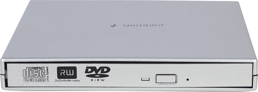 Gembird DVD-USB-02-SV цена и информация | Optilised seadmed | kaup24.ee