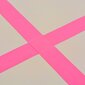 Täispuhutav treeningmatt pumbaga, roosa, 400x100x10 cm, pvc цена и информация | Joogamatid | kaup24.ee
