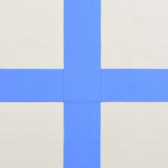 Täispuhutav treeningmatt, sinine, 500x100x20 cm, pvc hind ja info | Joogamatid | kaup24.ee