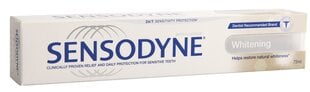 Hambapasta Sensodyne Whitening 75 ml hind ja info | Suuhügieen | kaup24.ee