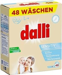 Стиральный порошок Dalli Sensitive, 100 стирок 3.12 кг цена и информация | Моющие средства | kaup24.ee