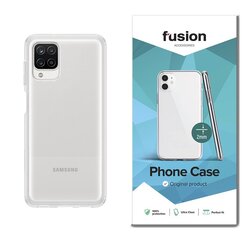 Fusion ultra clear series 2 mm silikoonist ümbris, Samsung A125 Galaxy A12 , äbipaistvev (EU Blister) hind ja info | Telefoni kaaned, ümbrised | kaup24.ee